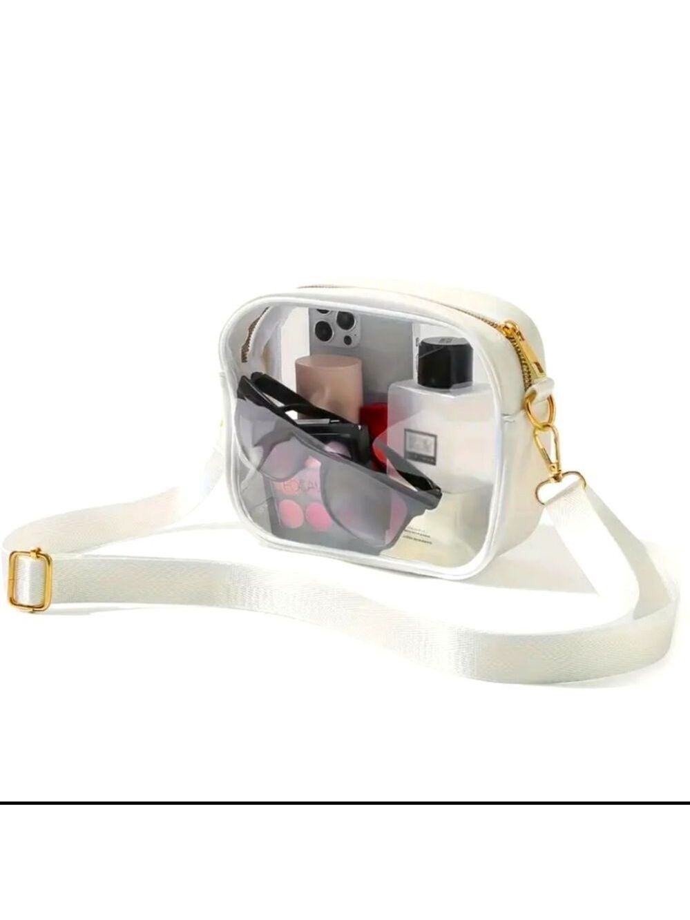 Transparent Crossbody Bag Stadium Approved and Concert Sports Event